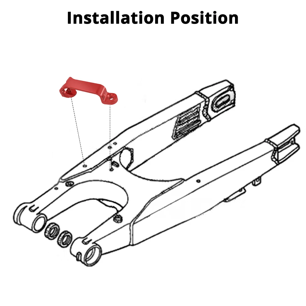 NICECNC لهوندا CRF 450X 2019-2026 CRF450RL 2021-2026 CRF450L CRF250R CRF450R CRF250RX CRF450RX دليل خط خرطوم الفرامل الخلفية