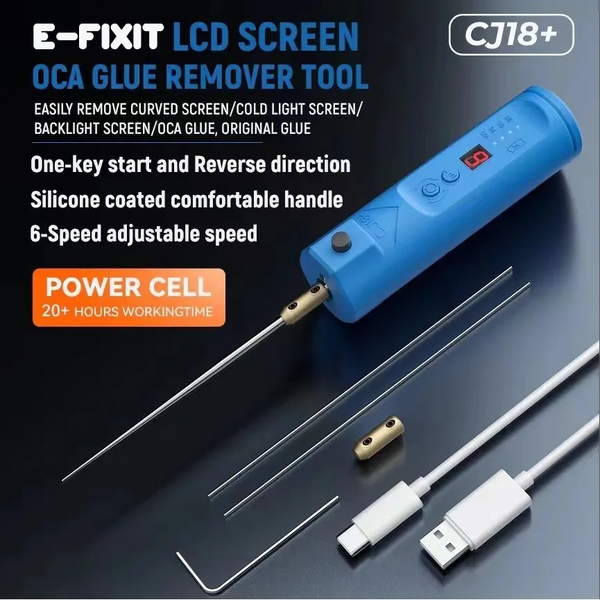 

E-FIXIT CJ18 + ЖК-экран OCA инструмент для удаления клея для ремонта мобильных телефонов холодный свет экран удаление жесткого клея
