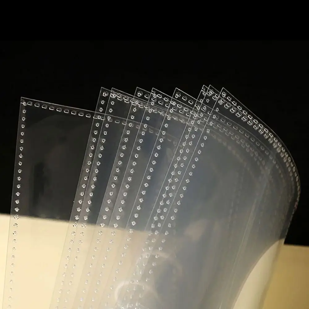 Vários bolsos a4 kpop photocard pasta pp diy álbum de fotos recarga páginas 4 buraco 4 anel transparente álbum de fotos mangas