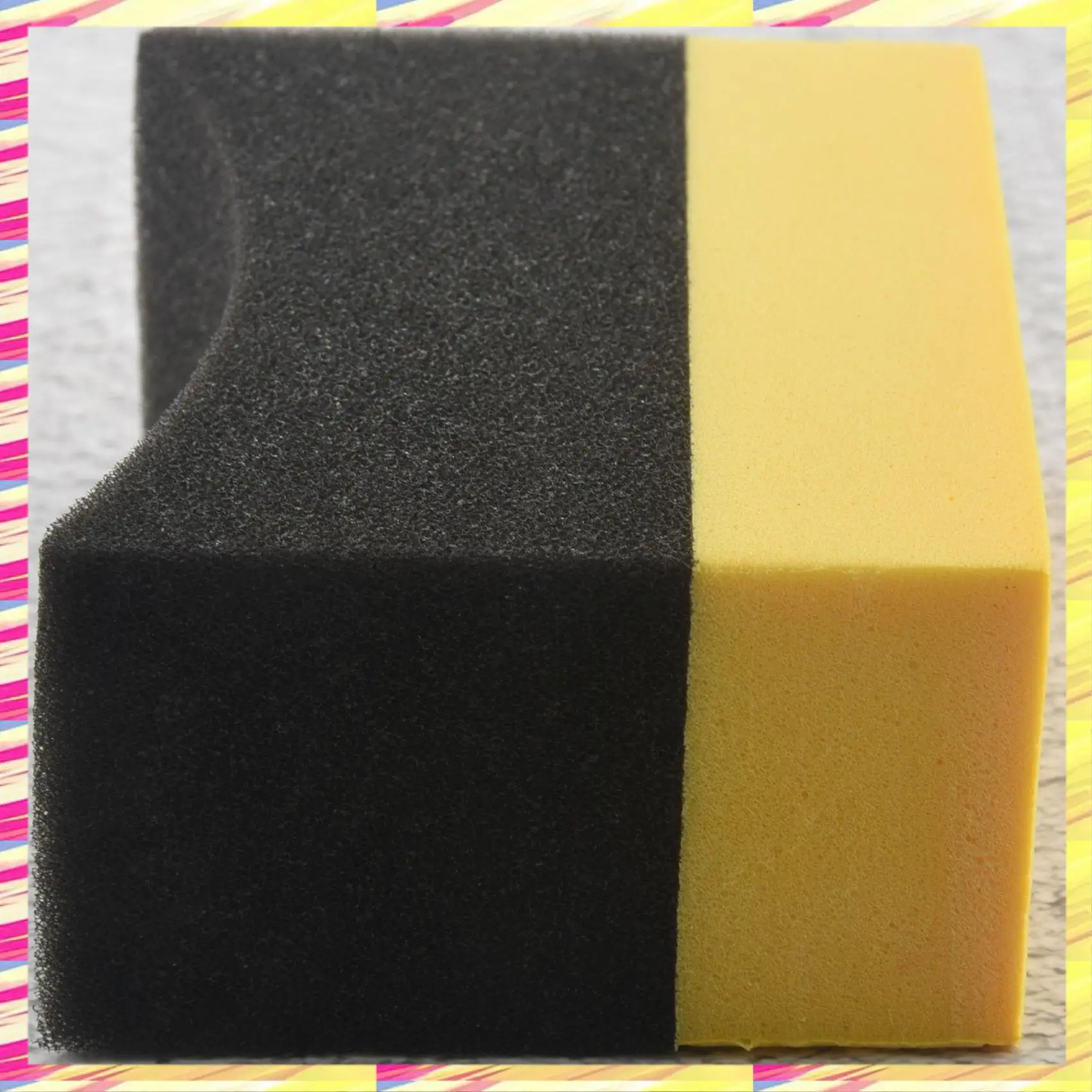 

ABJJ 18 упаковок, подушечки для нанесения шин, аппликатор для блеска шин, подушечка для нанесения, полировальная губка для автомобильного стекла, окрашенная сталь