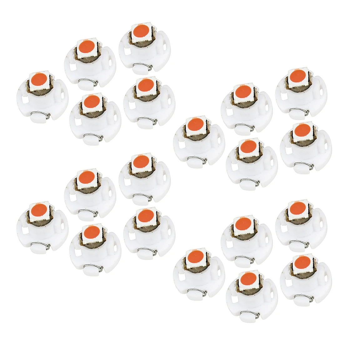 Car Universal 20Pcs/set Red T3 LED Dashboard Dash Instrument Cluster Gauge Panel Light Bulbs IP65 DC 12V