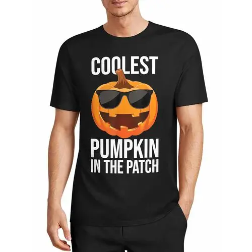 The Pumpkin Lanterns with Sunglasses on Them Have Lost Their Scary Vibe, with a Bold Smile and Straightforward Text, Becoming the Most Eye-Catching Presence in the Pumpkin Patch, Adding a Playful and Cool Atmosphere to Halloween. Casual T-Shirt