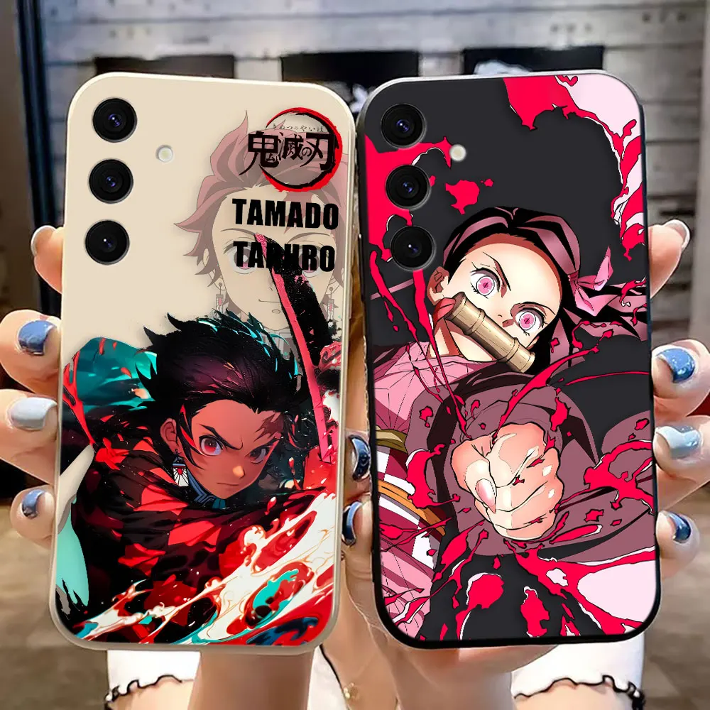 Anime Demon Slayer Tanjiro Phone Case FOR  Samsung Galaxy S21 S11 S11E S10 NOTE 20 10 8 PRO PLUS ULTRA LITE ON7 J7PRIME F12 5G