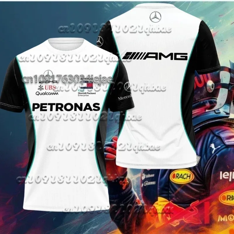 

Popular F1 Team Men's T-shirt Sports Quick Drying Breathable Children's and Women's Motorcycle Racing Suit Motorcycle 3D T-shirt
