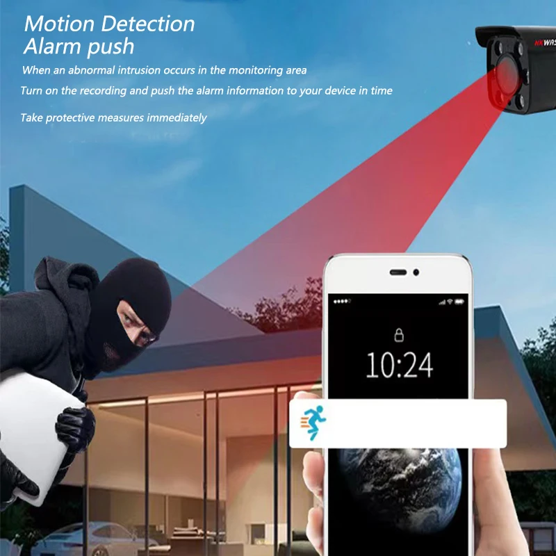 HKWASION 12CH 4MP POE NVR Kit CCTV Security System 2K Outdoor waterproof Plug&Play IP Bullet Camera Video Surveillance System