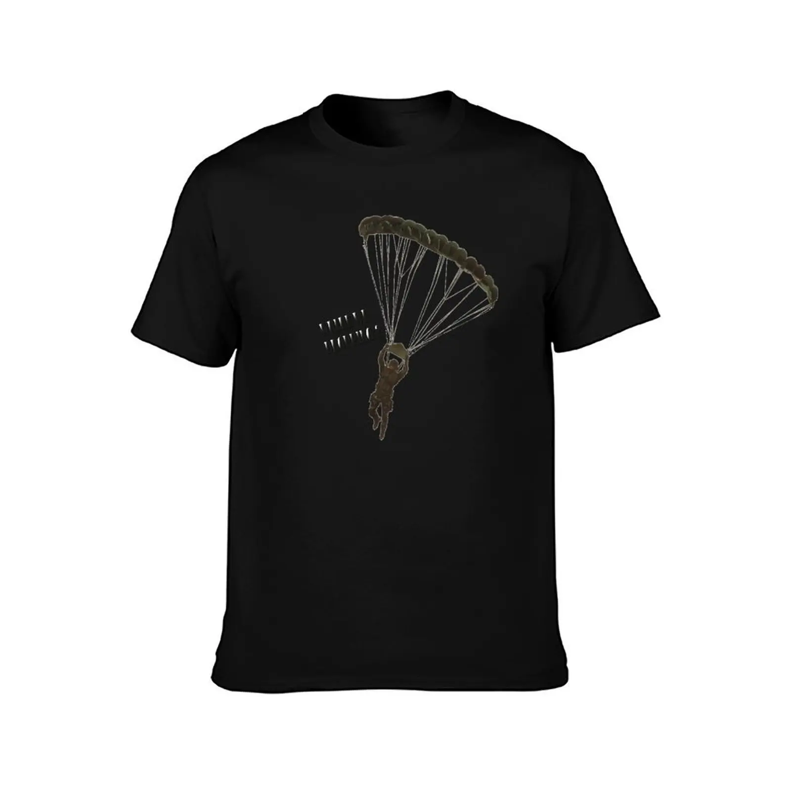 Cod warzone parachute pc and ps game T-Shirt, Summer Casual Cotton Tee, Oversized Streetwear Tops, Vintage Graphic Print