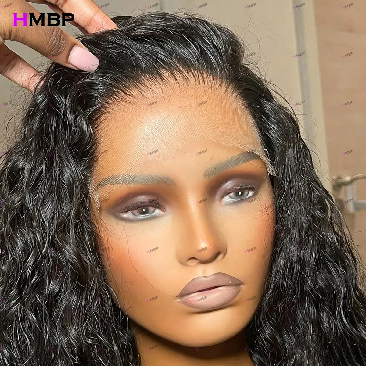 450 Density Deep Wave Curly Hu - Glueless Wear And Go Human Hair Wig recension och pris
