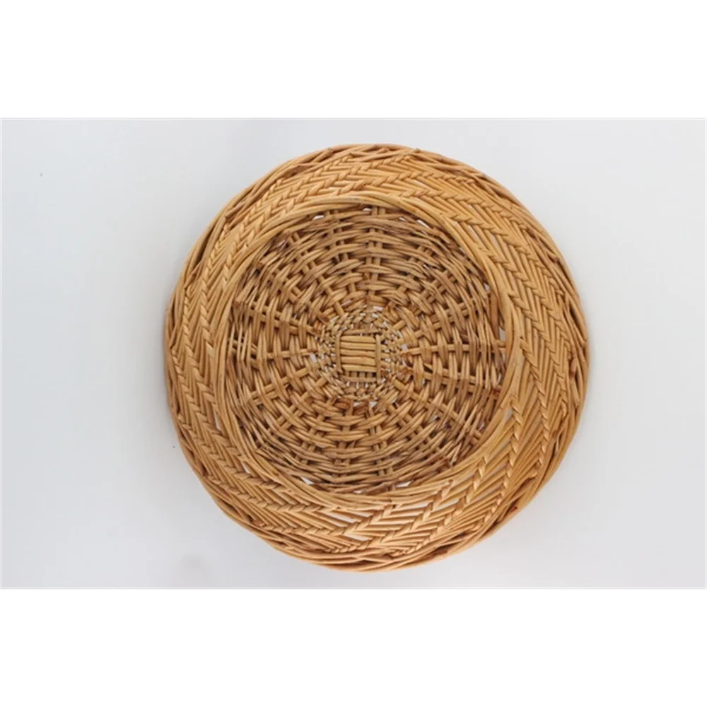 10pcs Shopping Mall Supermarket Customized Knitting Basket Calathus Display Rack Woven Basket Tray