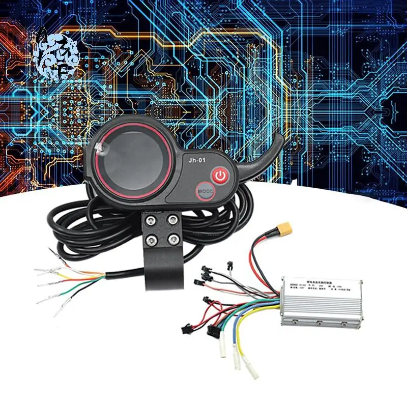 

A13F-JH-01 Meter Dashboard LCD Display+36V 19A Brushless Controller Without Hall For Electric Scooter E Bike Accessories