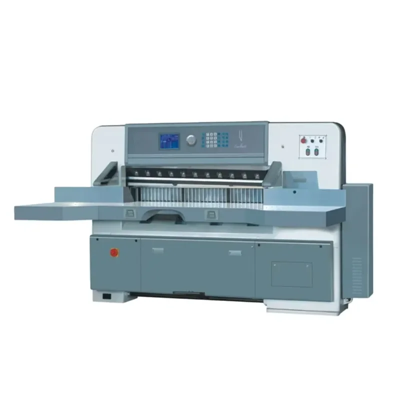 PRINTYOUNG QZK-1300CD-8 Computerized Hydraulic Worm Wheel Engine-Powered 220V 45 Cycles/Min Automatic Paper Cutter Machine