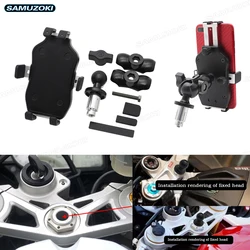 For BMW S1000RR HP4 2010 14 15 Navigation Phone Holder For Aprilia RSV4 Motorcycle Frame Bracket Support Stand