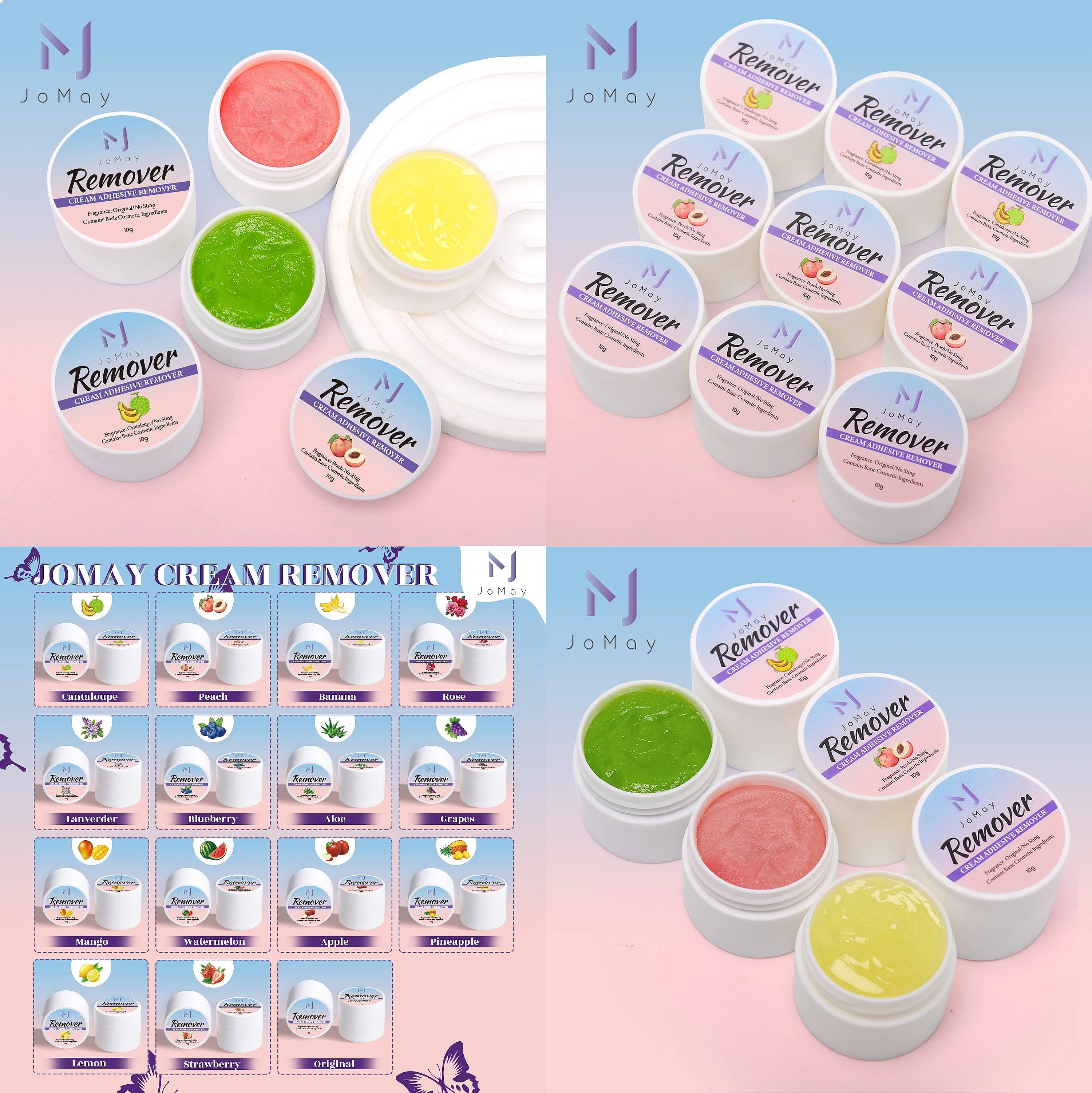 Eyelash Cream Remover No Stimulation Custom Remover Cleanser Gel Peaches Eyelash Extensions Adhesive Remover