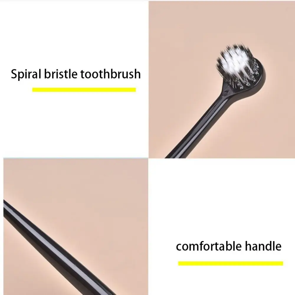 Brosse à dents à tête ronde pour adultes, livres profonds, cheveux doux, nettoyage des dents, outil d'hygiène buccale pour couple, soins bucco-dentaires