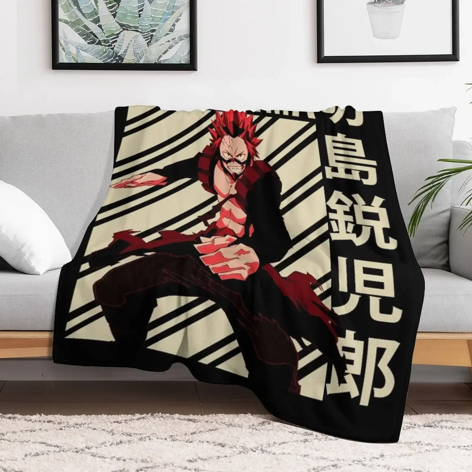 Kirishima Eijiro? - Vintage Art Throw Blanket decorative Cute Plaid Softest Luxury Throw Blankets