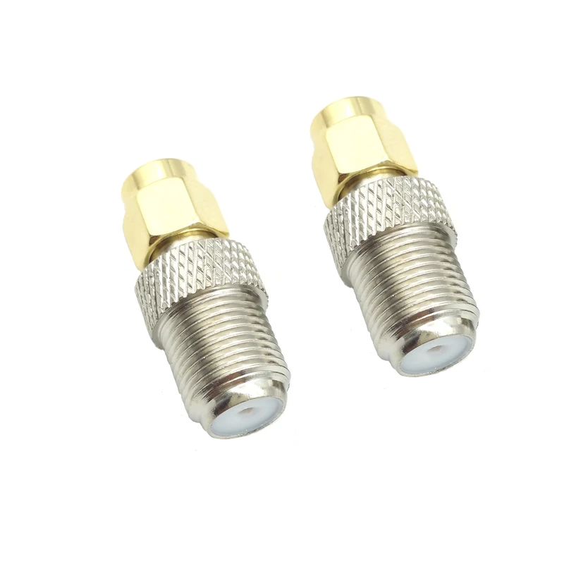 10Pcs/100Pcs  RF Coaxial Adapter SMA Male to F Female  Connector Converter for  Handy Talkie Radio