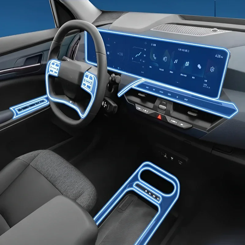 For Kia EV5 2024 Dashboard Multimedia Navigation Transparent Anti-Scratch Protection Film Modification