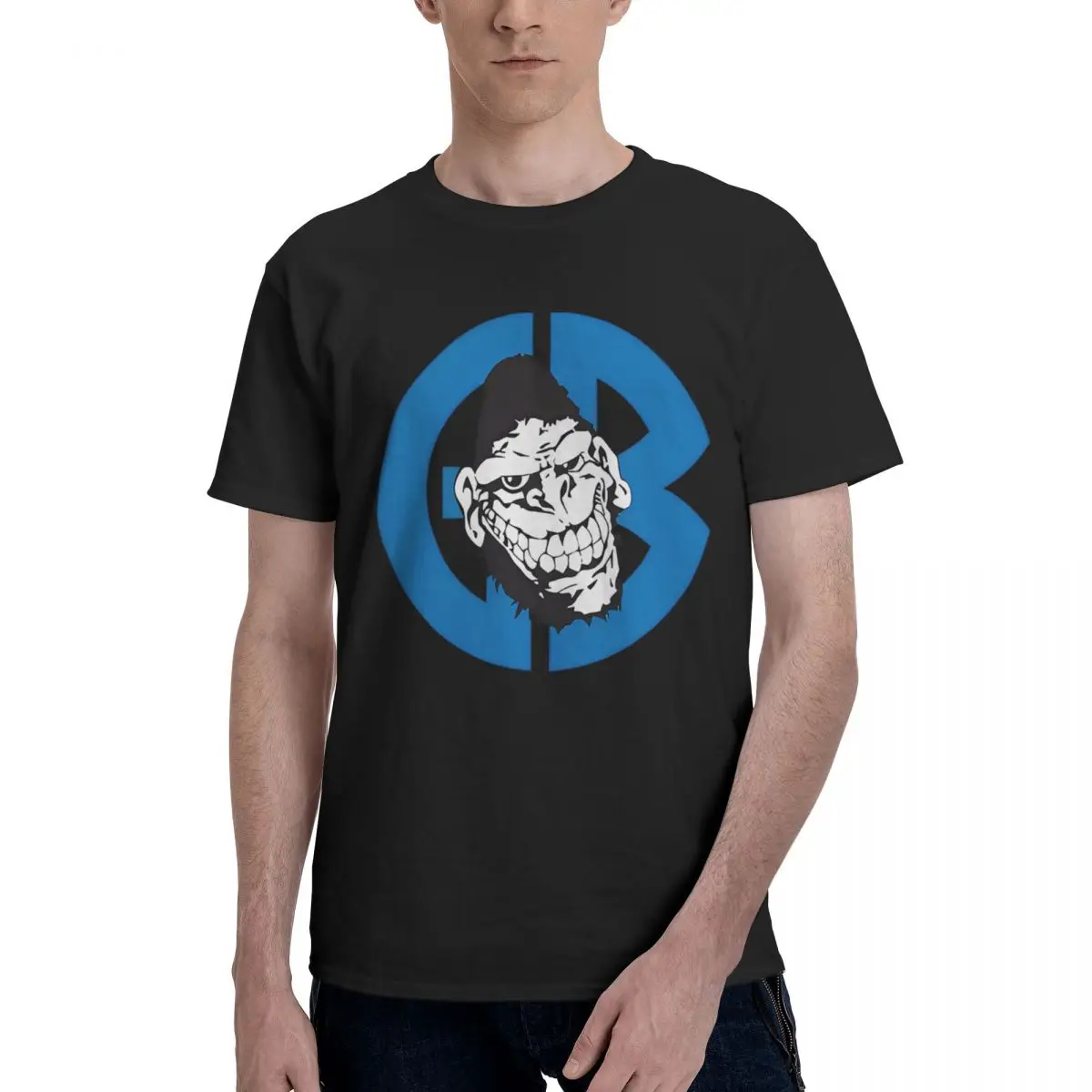 

GORILLA BISCUITS LOGO A 100% Cotton Casual Breathable Confortable Anime Men's T-Shirts Clothes Men