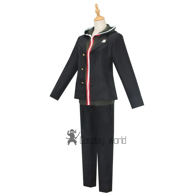 Naegi Makoto أزياء تنكرية لحفلات الرسوم المتحركة للجنسين بدلة الهالوين إكسسوارات ملابس للنساء والرجال