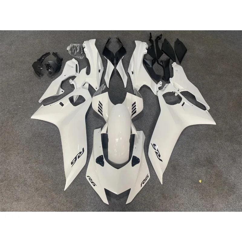 

New ABS Whole Motorcycle Fairing Kit Fit Bodywork For YAMAHA YZF R6 2017 2018 2019 2020 17 18 19 20 Brilliantly white