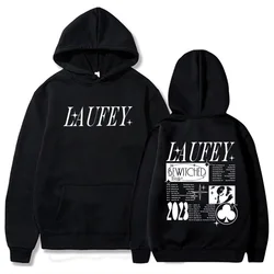 The new 2024 Laufey's charming journey comic hoodie, suitable for both men and women Harajuku motorcycle,