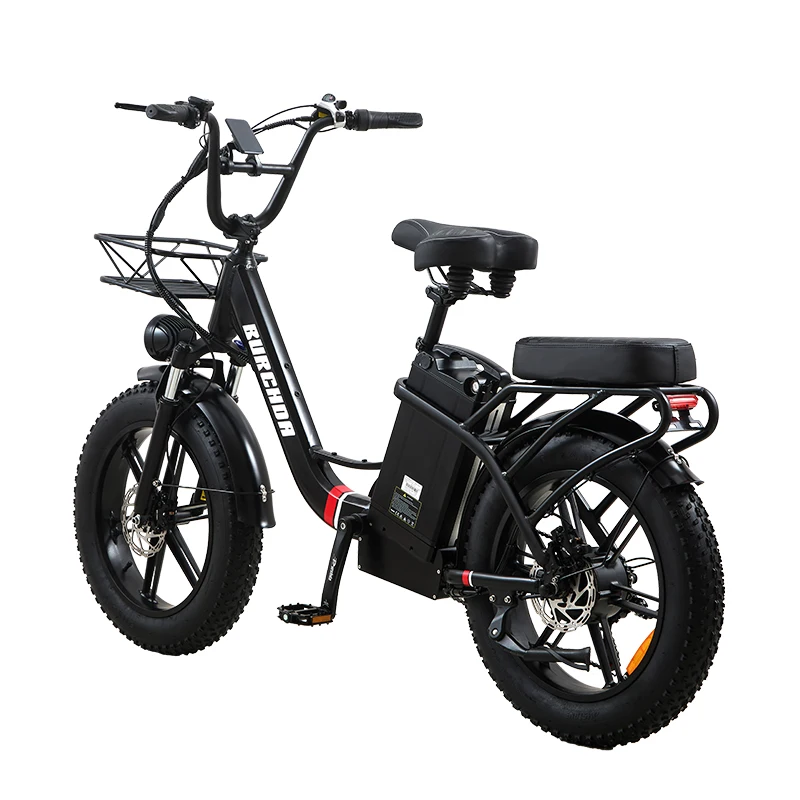 BURCHDA 2026 NEUES U8 City Elektrofahrrad 48V31.5AH Lithium-Akku E-Bike 20 Zoll 4.0 Fat Tire E-Bike Elektrofahrrad für Erwachsene