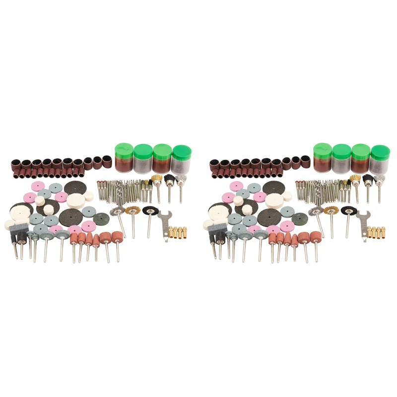 CQMF-294 pçs conjunto de bits terno mini broca ferramenta rotativa & apto para dremel moagem, escultura, conjuntos de ferramentas de polimento, cabeça moedor