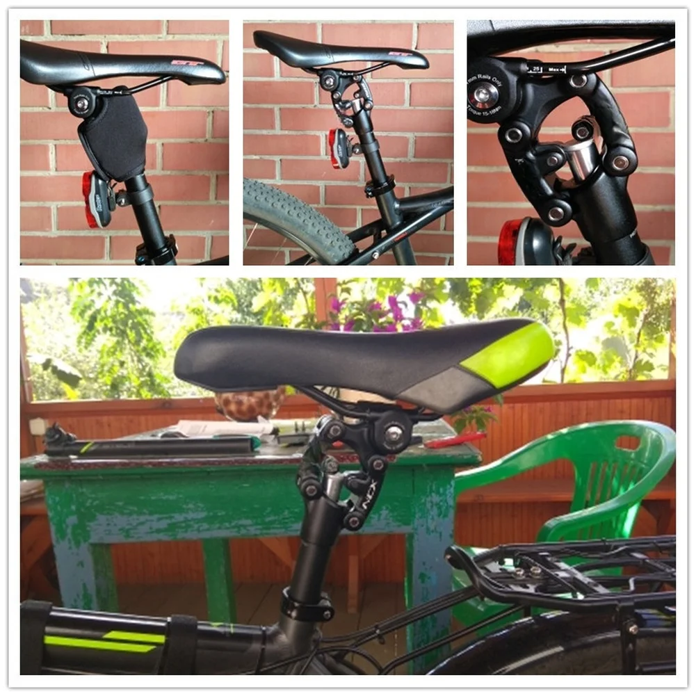 Nylon Seatpost Dust Cover Suspension Seal Cover Mtb Shockproof Sleeve Tool-free Installation Vibration Reduction