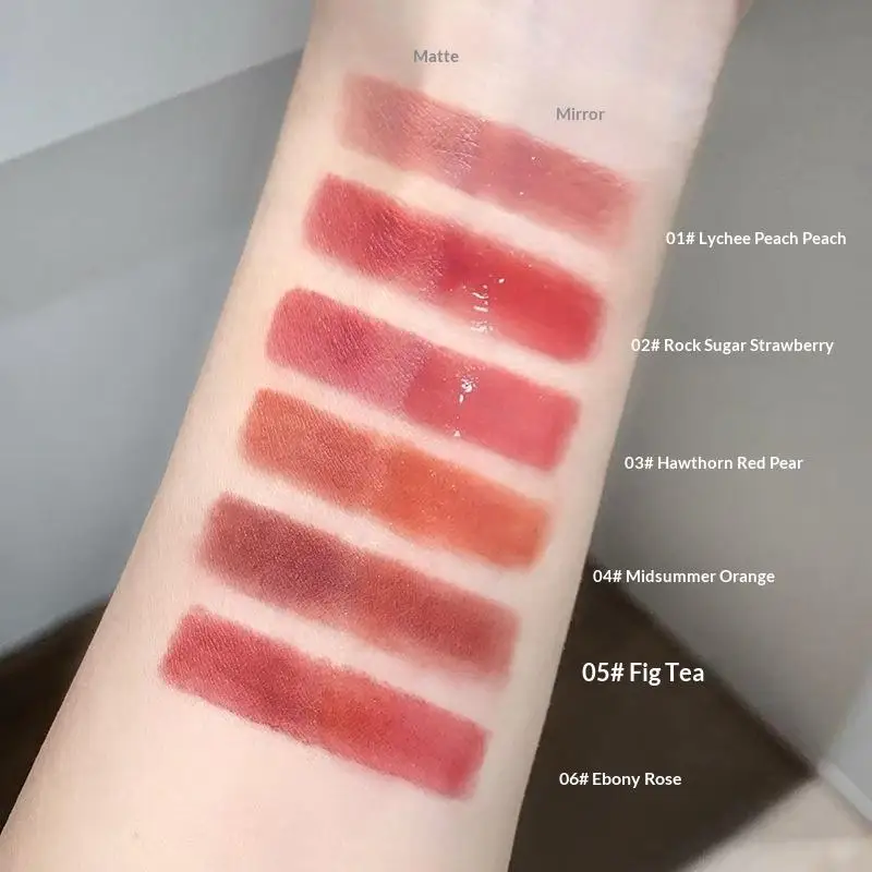 1Pc Gege Bear Double-Head Lip Gloss + Lip Gloss, Shiny And Chubby Lips, Shining Luster, Moisturizing Lips, Essential Lip Gloss