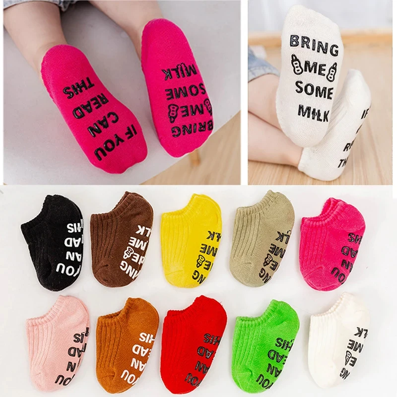 

Cute Baby Cotton Rubber Anti-slip Floor Socks Boys Girls Casual Short Ankle Socks for Newborn Infant Kids Clothes Accessories