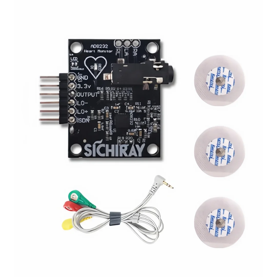 AD8232 ECG sensors Pulse heart rate ECG acquisition module Analog measurements ECG detection microcomputer