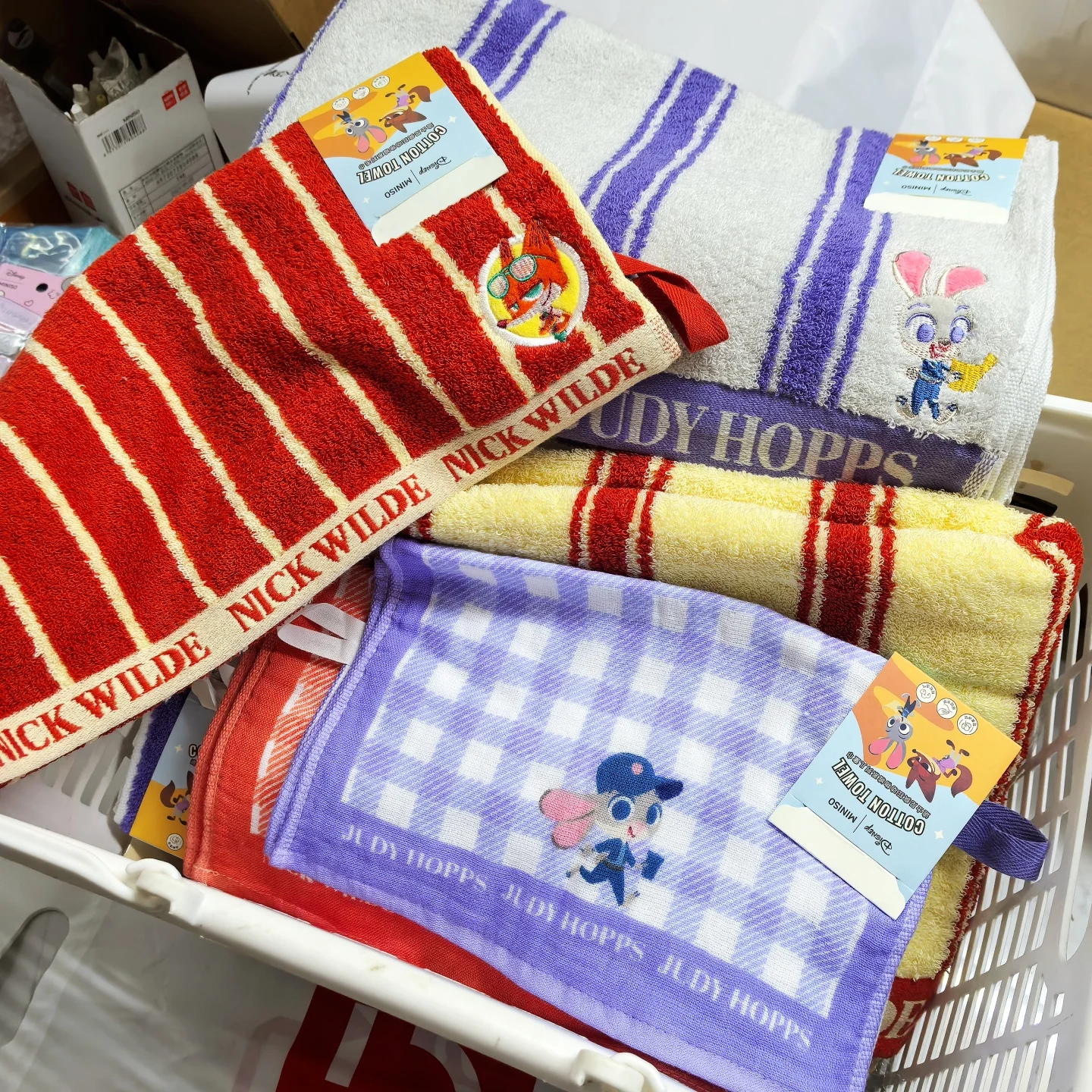 منشفة حمام الشاطئ من سلسلة ديزني زوتوبيا، من القطن الناعم مع طباعة نيك جودي للأطفال والكبار في صالة الألعاب الرياضية #1