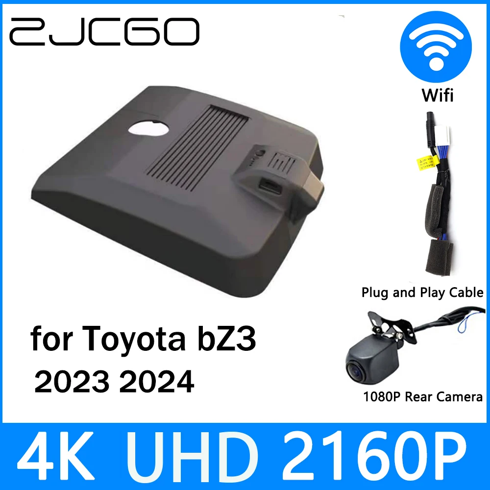 

ZJCGO Dash Cam 4K UHD 2160P Car Video Recorder DVR Night Vision for Toyota bZ3 2023 2024