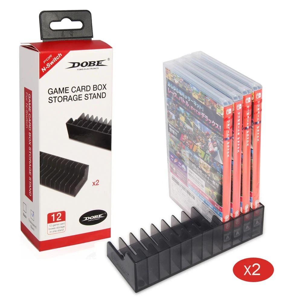 Caixa De Armazenamento De Cartão De Jogo Para Nintendo Switch, Suporte De Disco OLED, Suporte De Armazenamento, Suporte De Disco CD, 24Pcs, 2Pcs por Lote