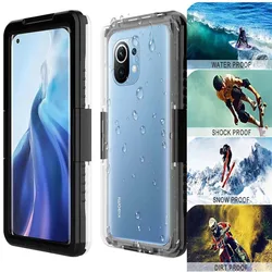 Waterproof Case for Oneplus 15R 12 12R 13 Full Coverage Swimming Dustproof Protective Phone Shell Shockproof Bumper