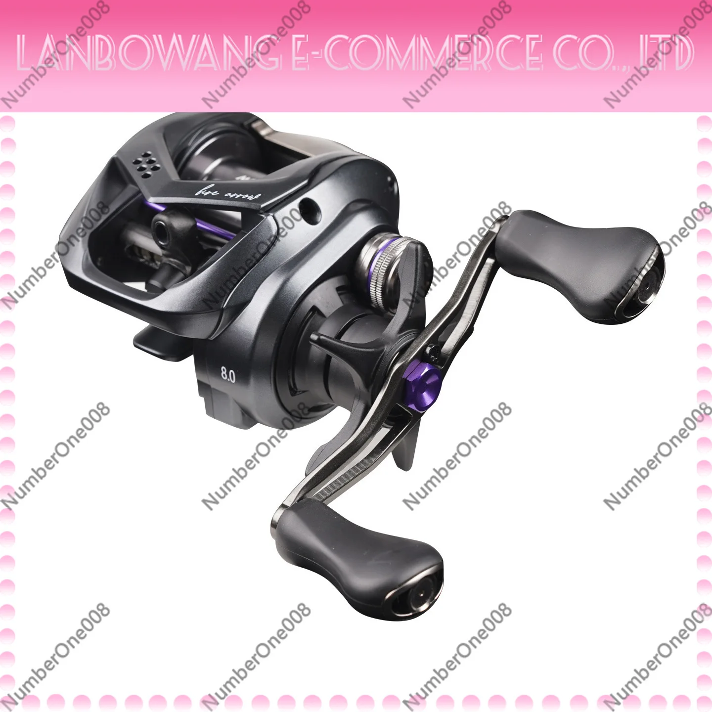 ARROW 8:1 Ratio Anti-Backlash Fine Fishing All-Metal Powerful Versatile Long Cast Reel