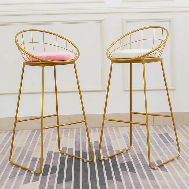 

Industrial Light Luxury High Chairs Counter Modern Party Nordic Bar Chairs Island Relaxing Taburetes Altos De Cocina Furniture