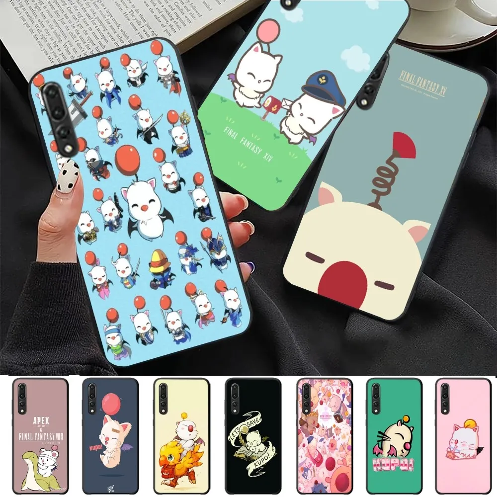 Game F-Final Fantasy Moogle Phone Case For Huawei P 8 9 10 20 30 40 50 Pro Lite Psmart Honor 10 lite 70 Mate 20lite