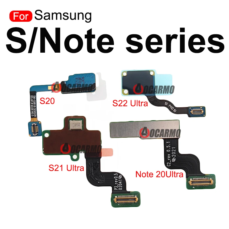 For Samsung Galaxy S20 Plus S22Ultra Note 8 9 20Ultra S21U Proximity Ambient Light Sensor Distance Sensing Flex Repair G981 S908