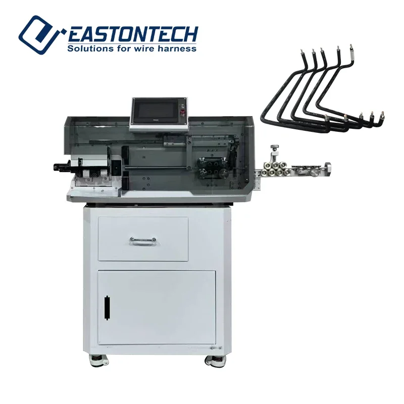 EW-08D-2 3D Automatic Cable Manufacturing Equipment Small Wire Bending Cutting & Stripping Crimping Machine