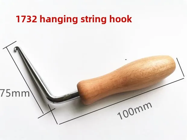 Piano tuning tool, string changing tool, string hook, string arranger