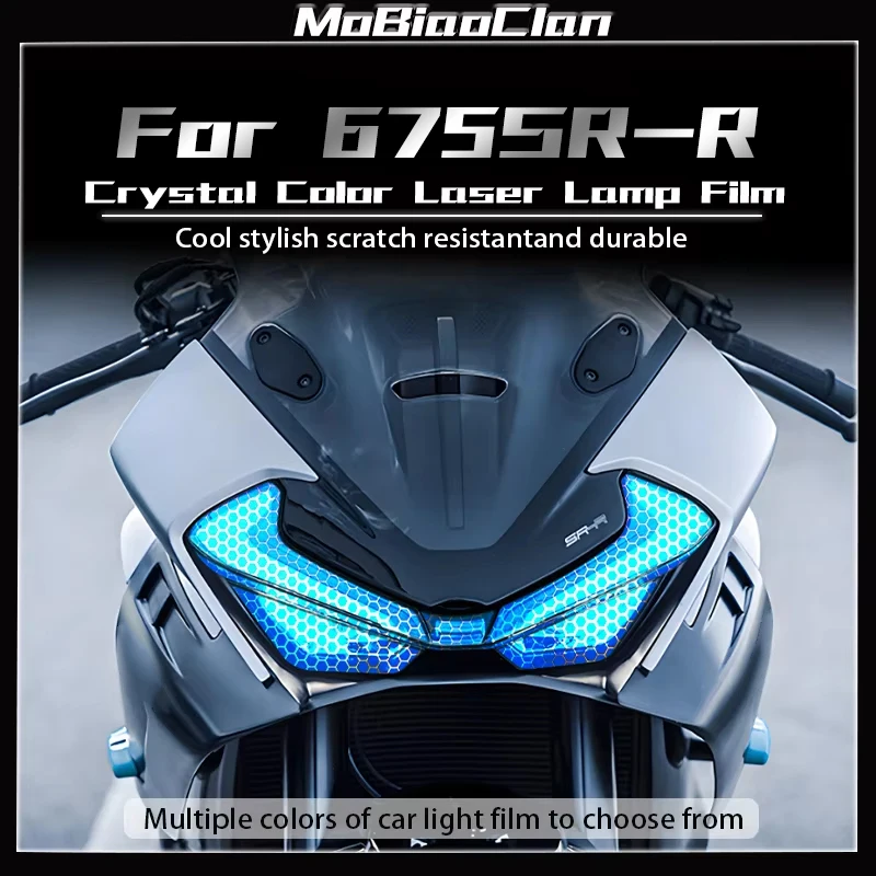For CFMOTO 675SR-R SR650 650 SR 650sr sr650 2024 Motorcycle Honeycomb Laser Headlight Film Taillight Protection Film Accessories