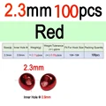 2.3mm Rojo 100 piezas
