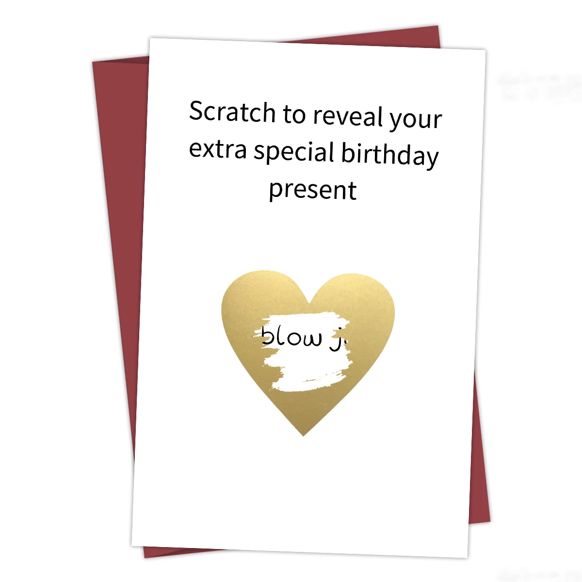 Hilarious Scratch-Off Birthday Card for Husband Boyfriend,Funny Greeting Card for Anniversary,Valentine's Day,Birthday Gift Card