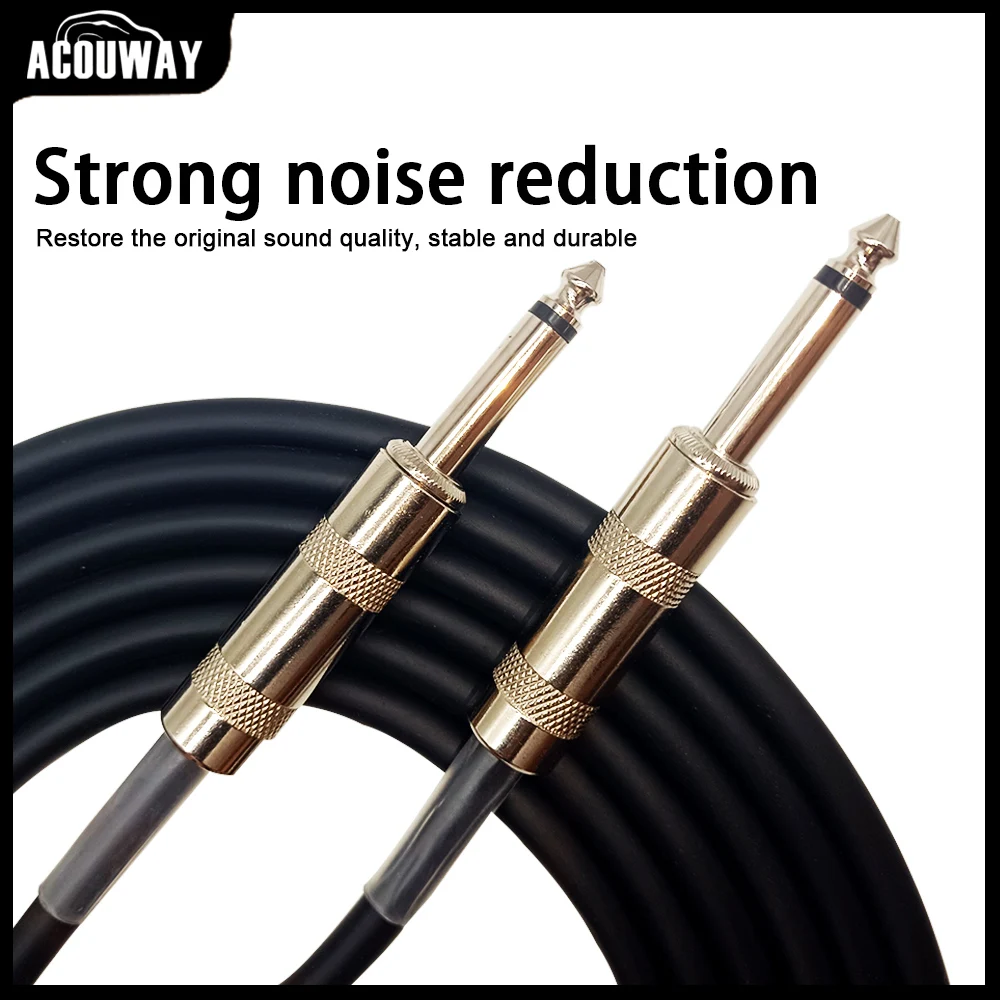 Guitar Cable Wire Cord Jack Line Bass Electric Box Audio Cable Noise Reduction Line Shielded Cable 3/6/10 Meters