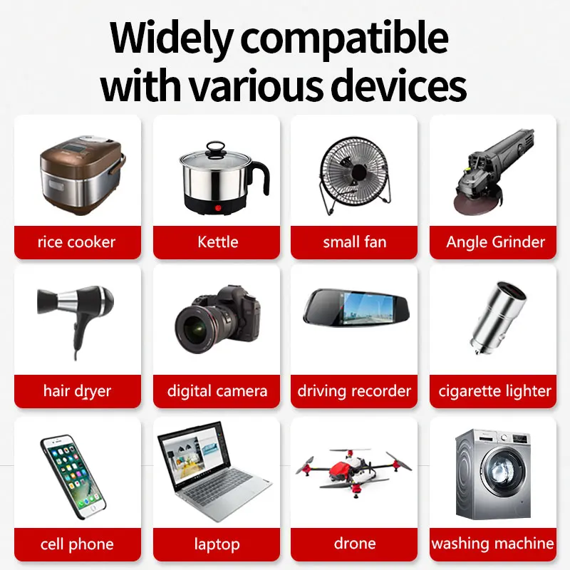 3kw 12v 24v to 110v 220v Car Inverter Solar Home Power Converter Digital Display USB Charging AC Universal US EU Socket Plug