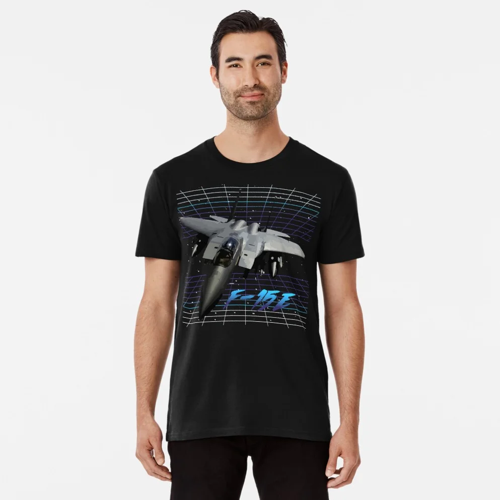 

F-15E Strike Eagle Multirole Strike Fighter T Shirt. New 100% Cotton Short Sleeve O-Neck Casual T-shirts Loose Top Size S-3XL