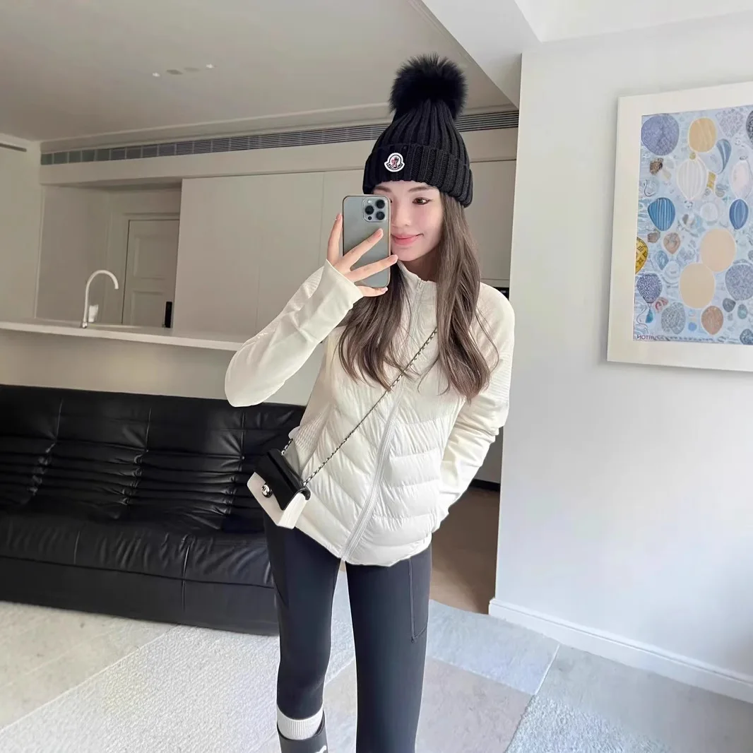 

Новая легкая женская куртка для активного отдыха с наполнителем из белого гусиного пуха, для походов, бега, йоги, из нейлоновой ткани