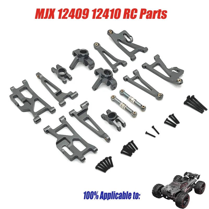 MJX 14210 14209 1/14 Rc سيارة معدنية ترقية أجزاء كأس التوجيه الخلفي عجلة مقعد الأمامي والخلفي تعليق التعادل قضبان اكسسوارات السيارات