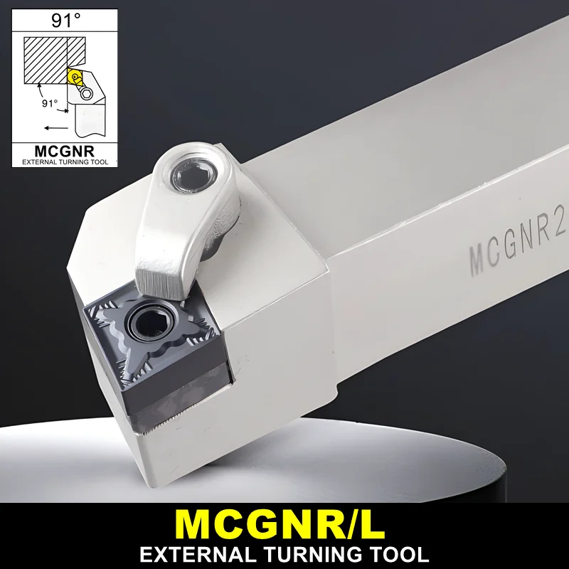 

91° High quality MCGNR2020K12 MCGNL2020K12 MCGNR2525M12 MCGNL2525M12 MCGNR MCGNL 20MM 25MM External Turning Tool Holder Cutter