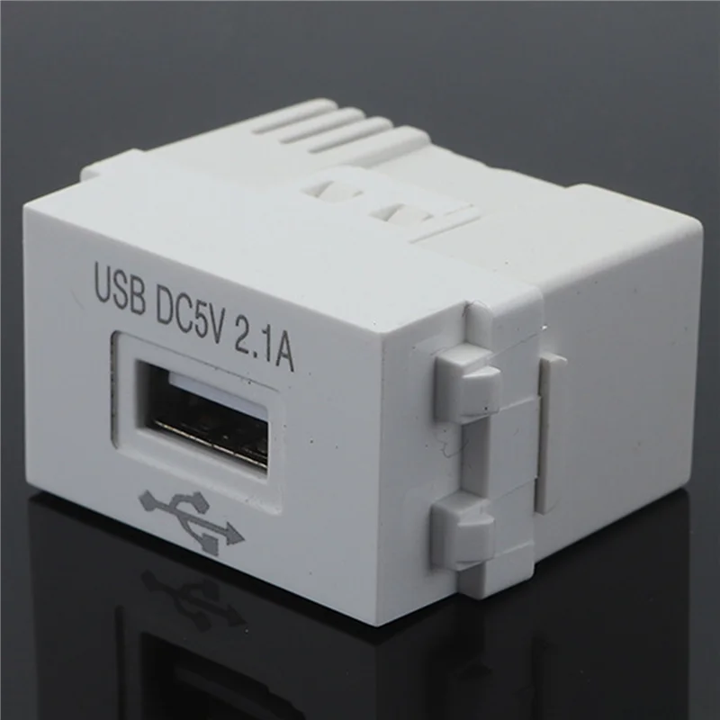 SQPP-USB 電源モジュール 220V ソケット 5V 変圧器 2.1A USB 充電電源ソケット スイッチングアダプター 1 個